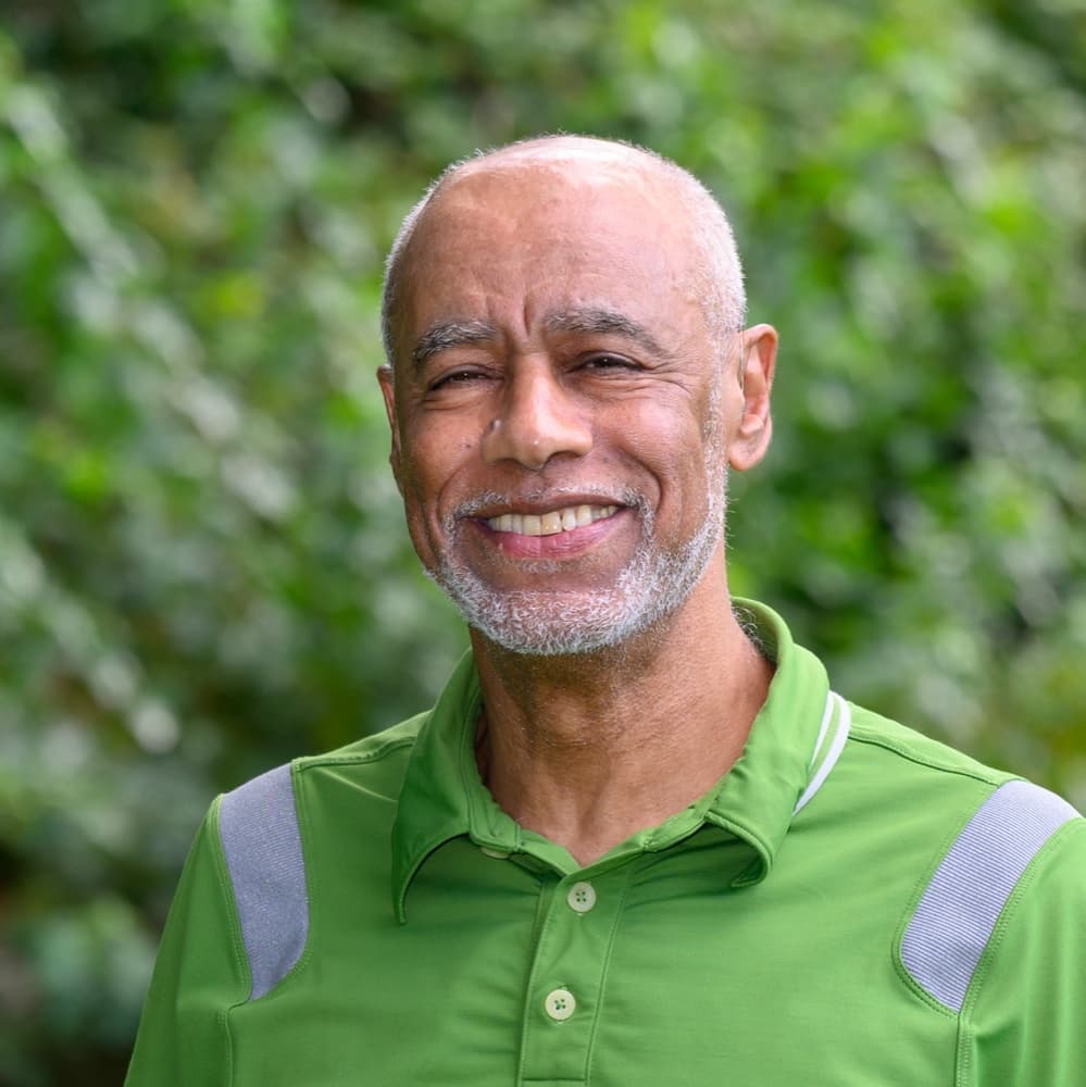 Coach Hakeem, an Energy Navigator volunteer in Orleans
